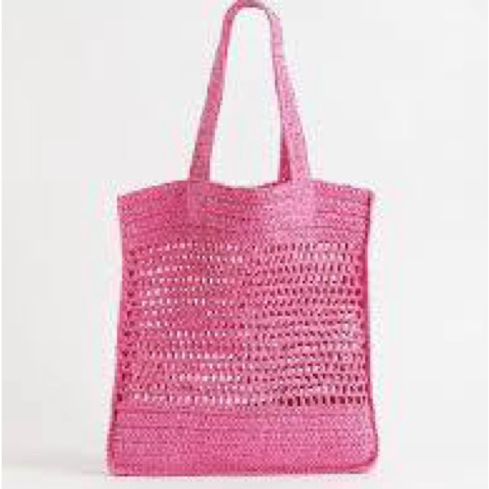 H&M Vibrant Pink beach bag
